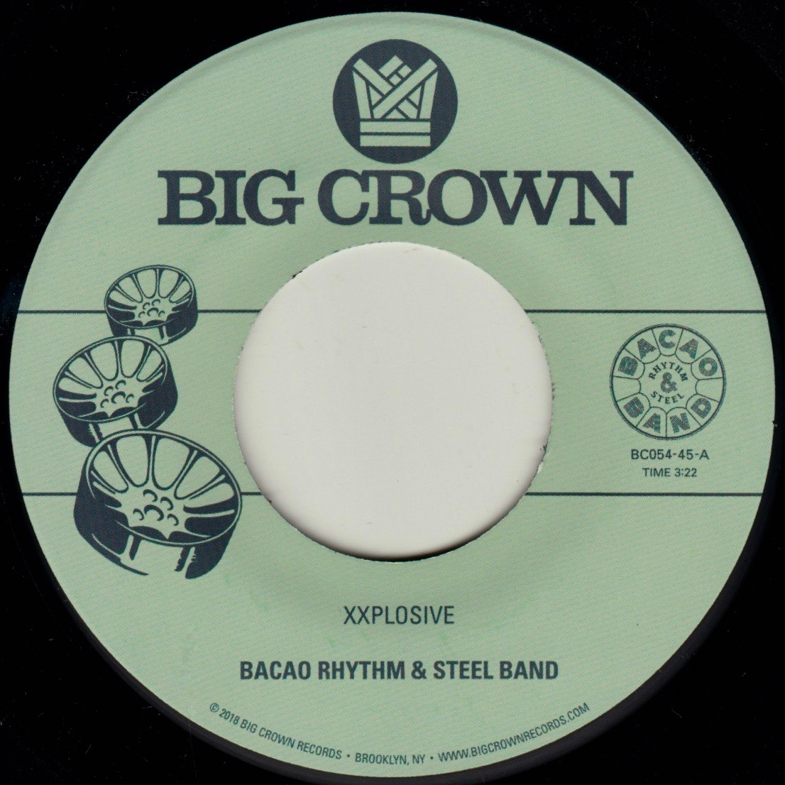 Bacao Rhythm & Steel Band - Xxplosive b/w Burn : 7inch