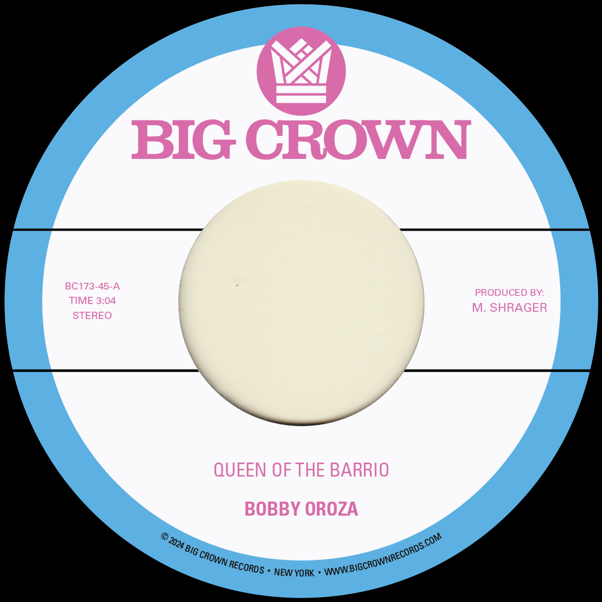 Bobby Oroza - Queen Of The Barrio B/W Goddess : 7inch