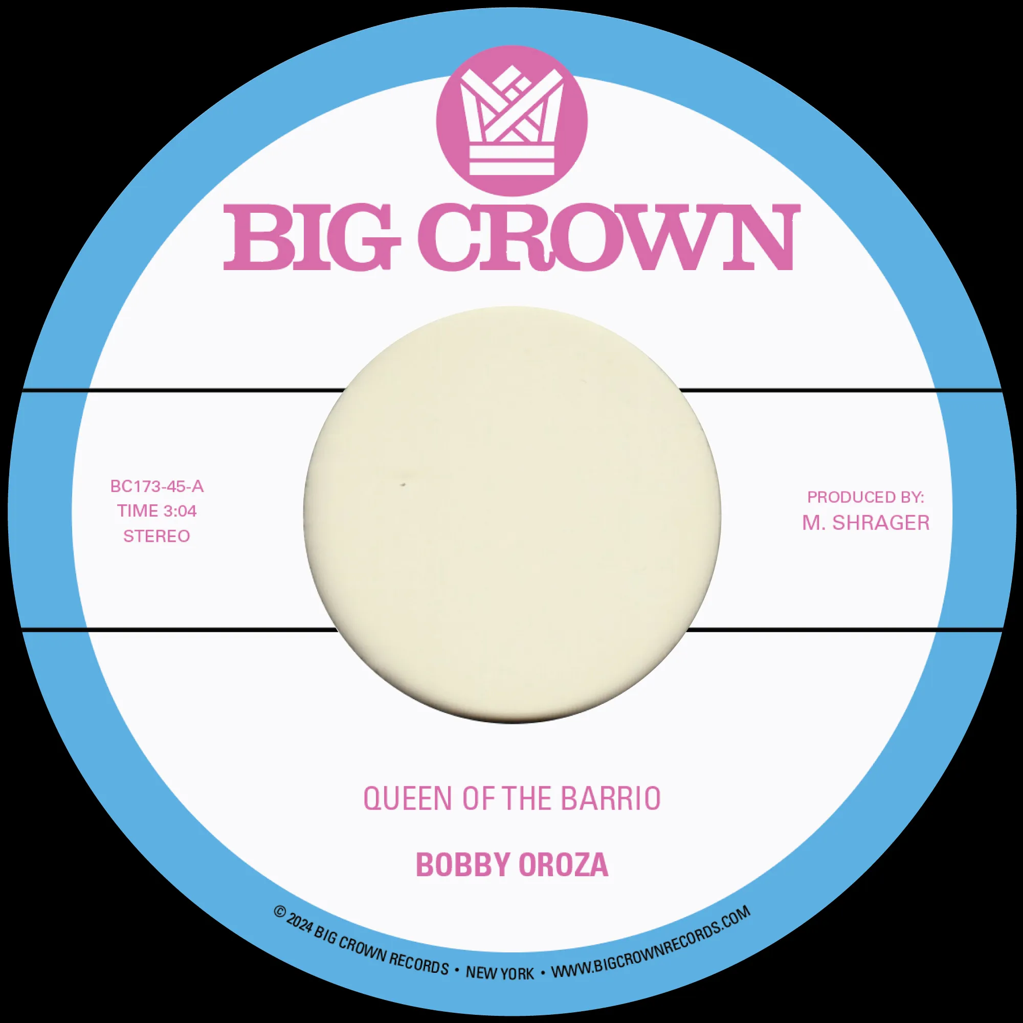 Bobby Oroza - Queen Of The Barrio B/W Goddess : 7inch