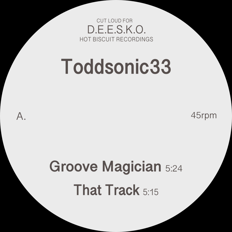 TODDSONIC33 - Groove Magician : 12inch
