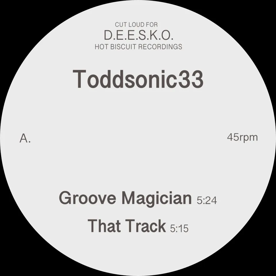 TODDSONIC33 - Groove Magician : 12inch