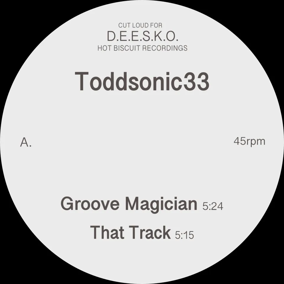 Toddsonic33 - Groove Magician : 12inch
