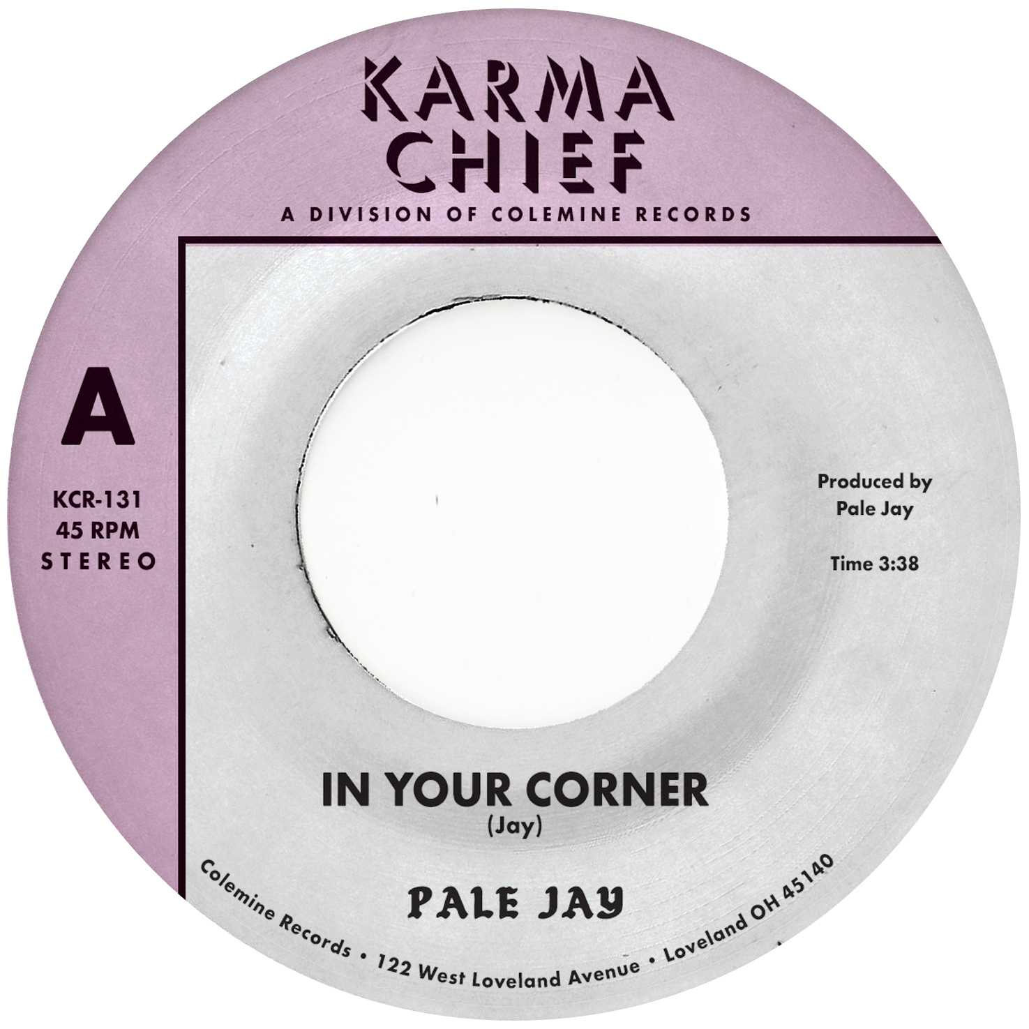 Pale Jay - In Your Corner b/w Bewilderment : 7inch