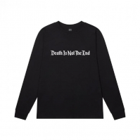 Death Is Not The End - Classic Logo Long Sleeve Tee（Medium）