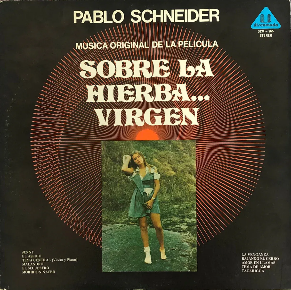 Pablo Schneider - Música Original De La Película -  Sobre La Hierba Virgen : LP