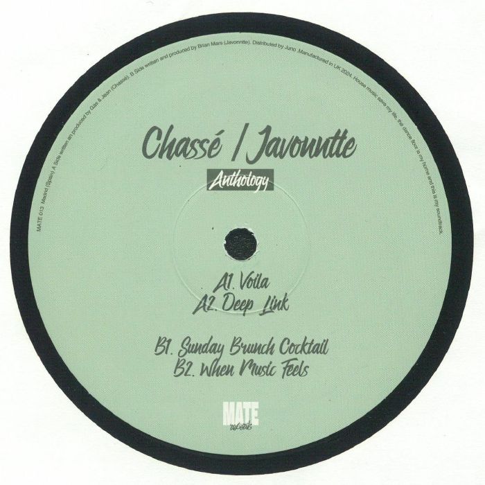 Chasse / Javonntte - Anthology : 12inch