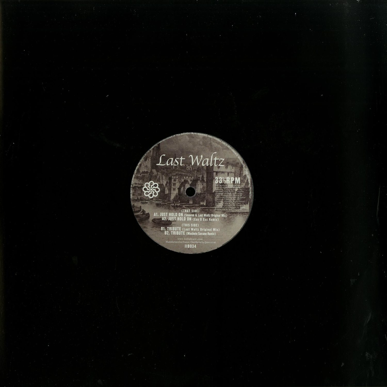 Last Waltz - Just Hold On : 12inch
