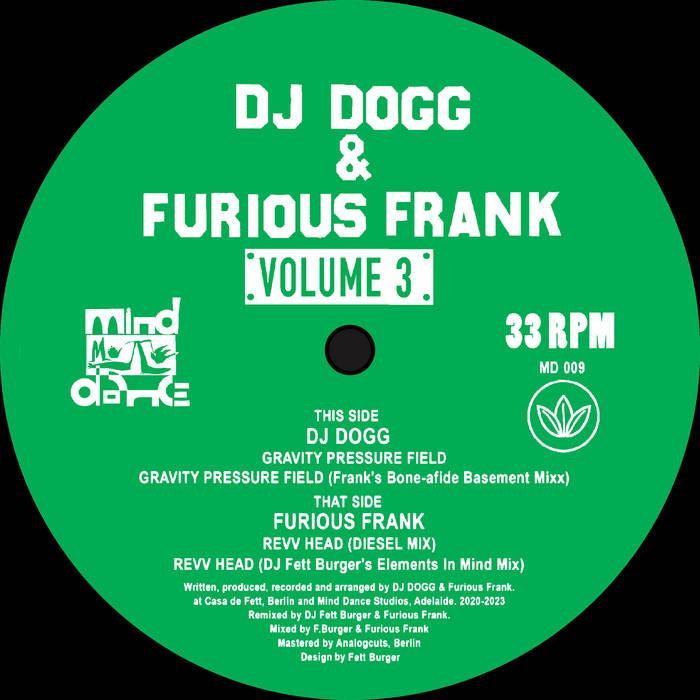 DJ Dogg & Furious Frank - Volume 3 : 12inch