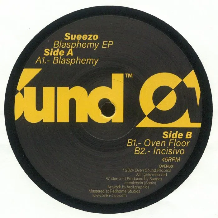 Sueezo - Blasphemy EP : 12inch