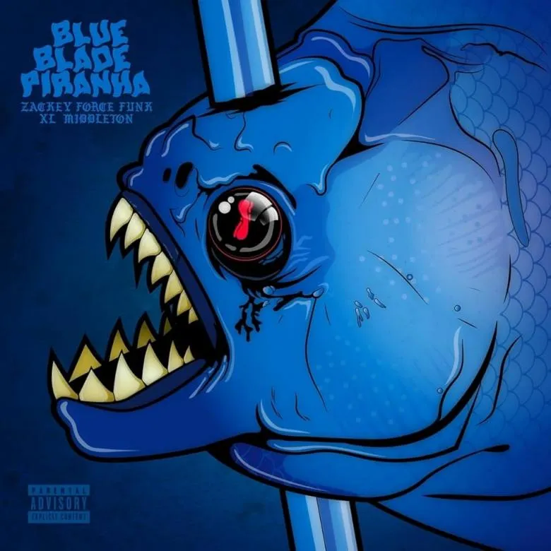 Zackey Force Funk / XL Middleton - Blue Blade Piranha : LP