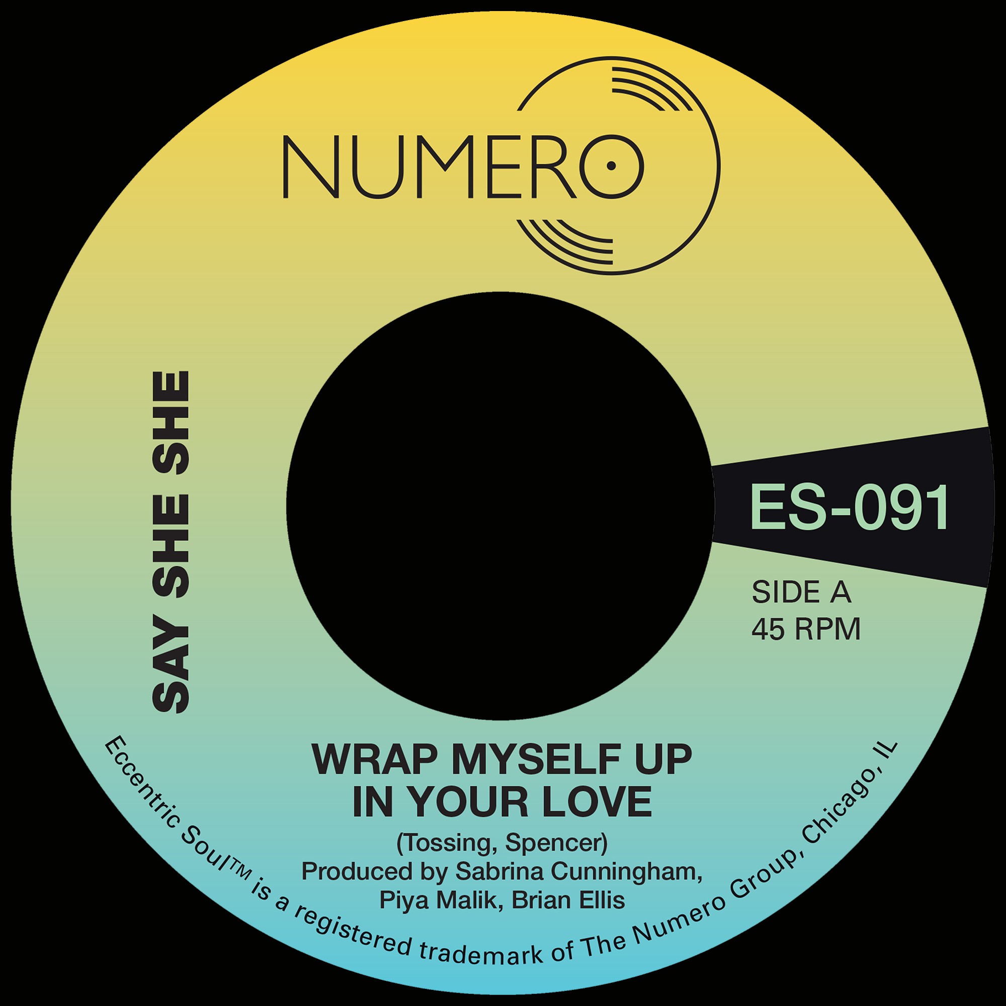 Say She She & Jim Spencer - Wrap Myself Up In Your Love : 7inch