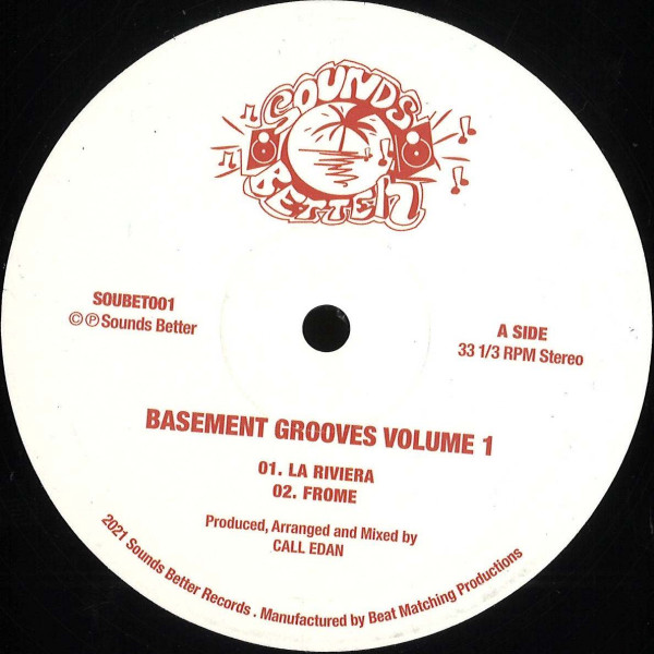 Call Edan - Basement Grooves Volume 1 : 12inch