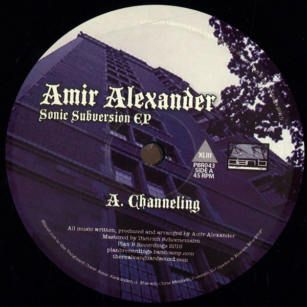 Amir Alexander - Sonic Subversion EP : 12inch