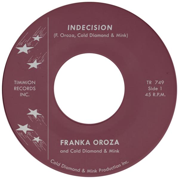 Franka Oroza & Cold Diamond & Mink - Indecision : 7inch