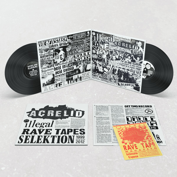 Acrelid - Illegal Rave Tapes Selektion - 1999-2012 : 2x12inch + booklet.