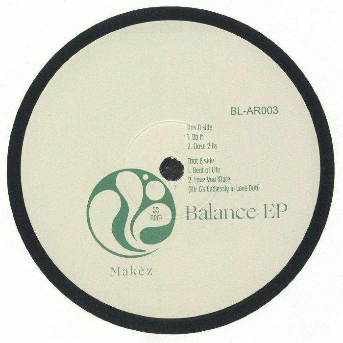 Chez Damier presents Makez - Balance EP (feat Mr G dub) : 12inch