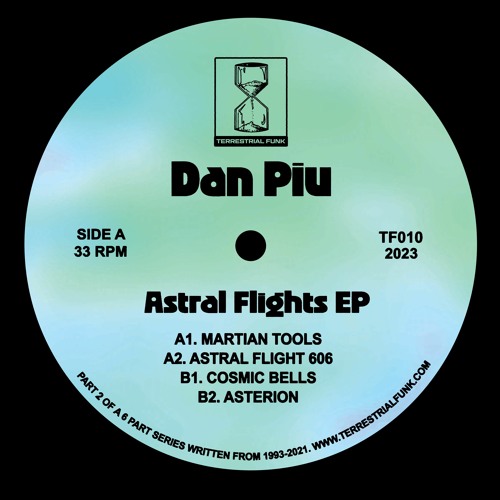 Dan Piu - Astral Flights EP : 12inch with foldout 17inch x 24" poste
