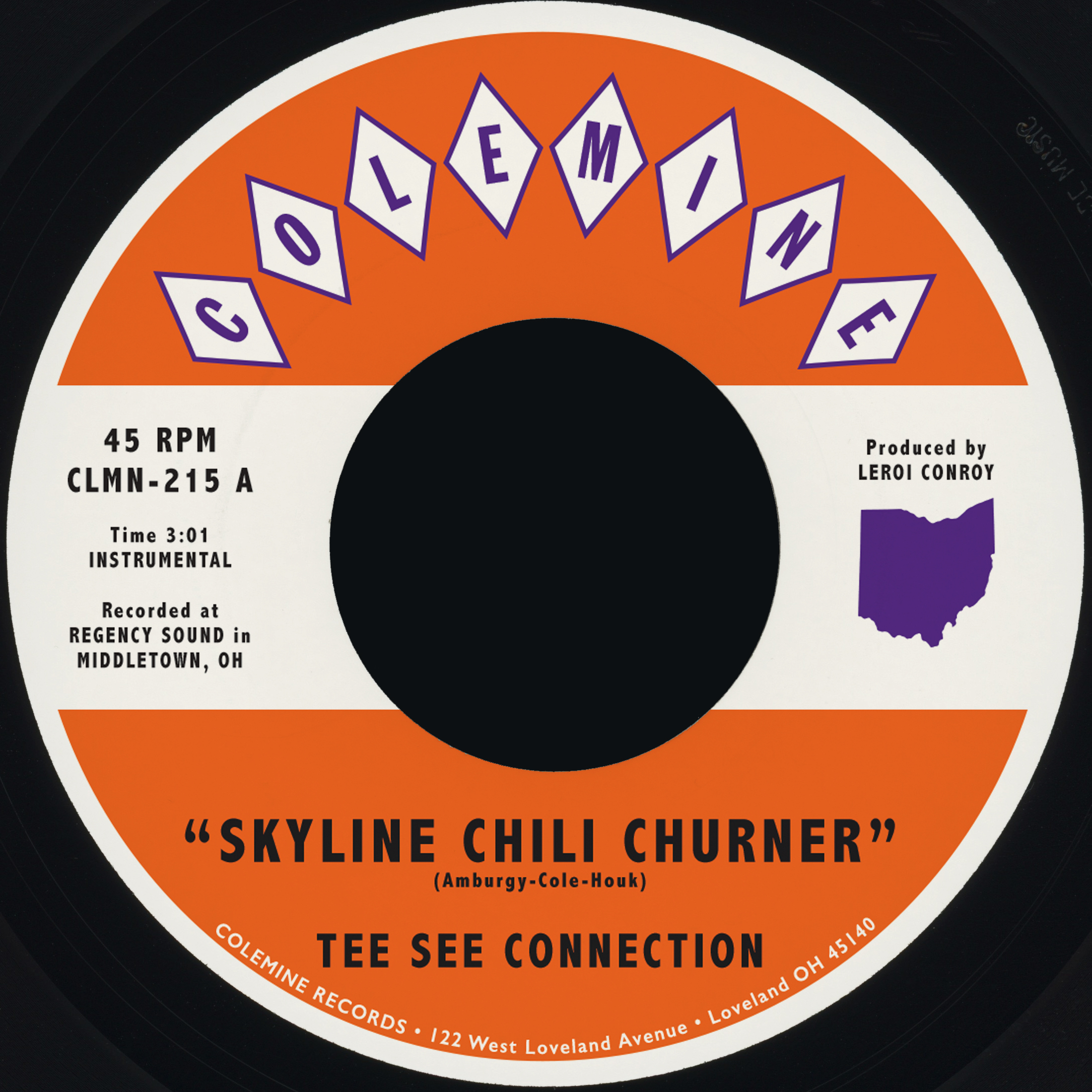 Tee See Connection & Leroi Conroy - Skyline Chili Churner / Queen City : 7inch