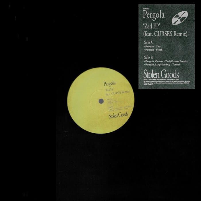 Pergola - Zed EP (incl. CURSES remix) : 12inch