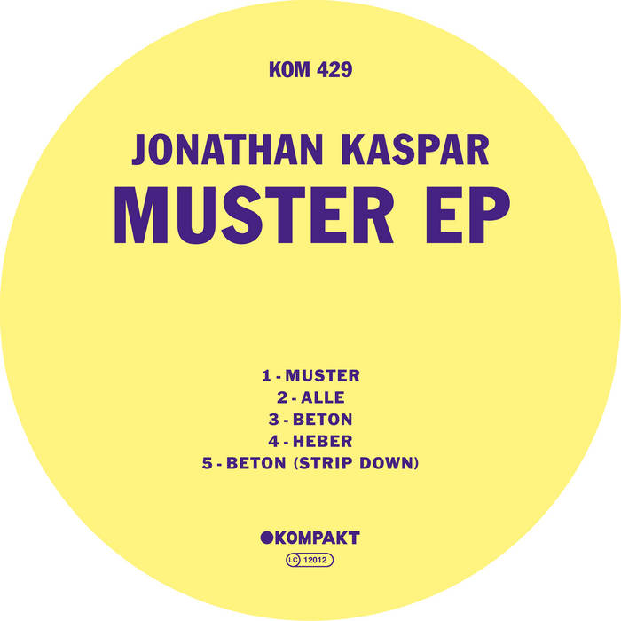 Jonathan Kaspar - Muster EP : 12inch