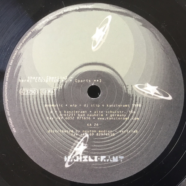 DJ SLIP - Popmusic : 12inch