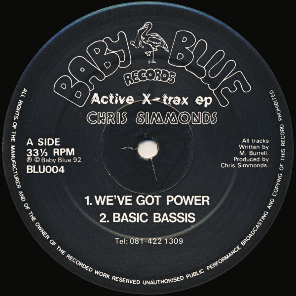 Chris Simmonds - Active X-Trax EP : 12inch
