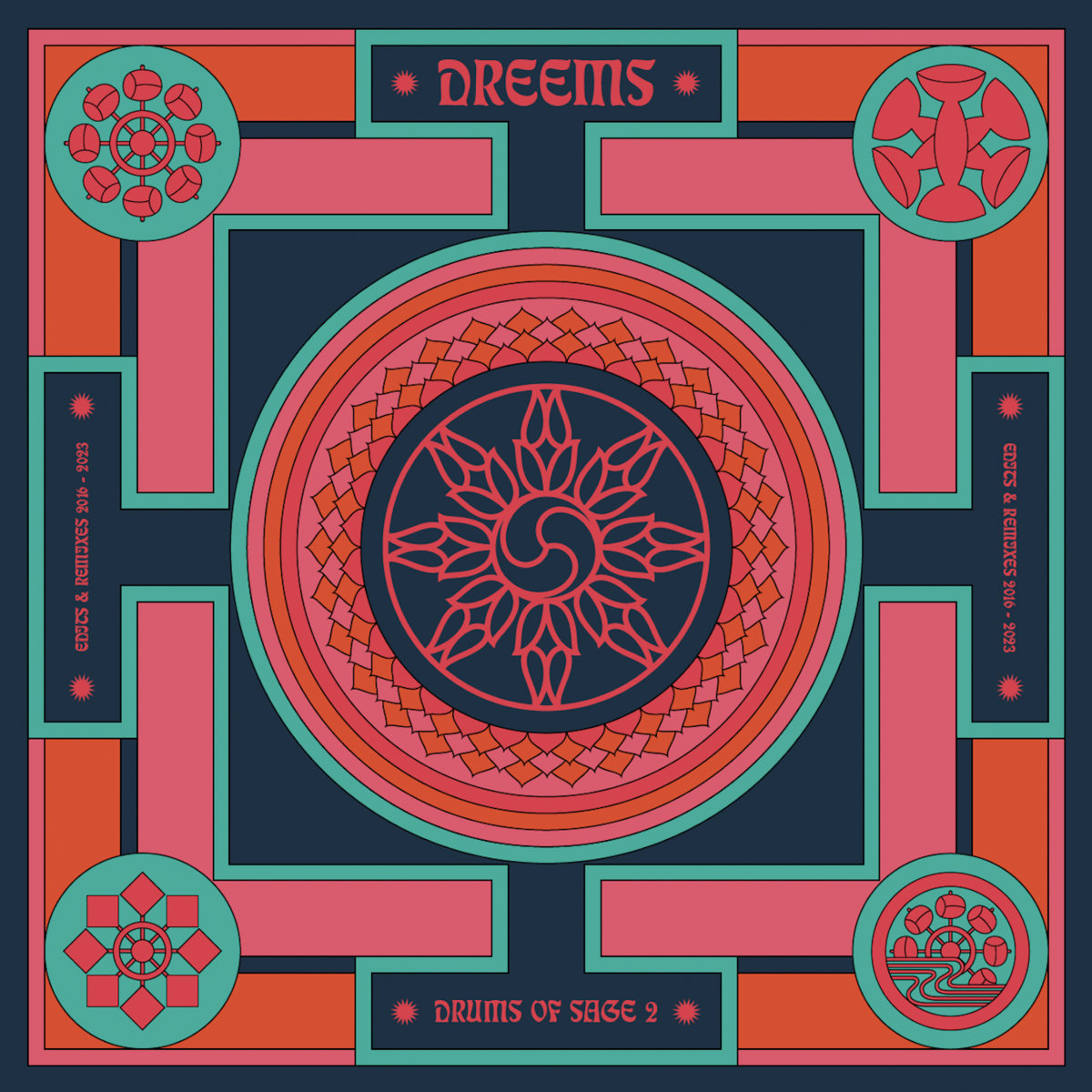 Dreems - Drums Ov Sage 2 (Edits & Dubs 2016-2023) : 12inch