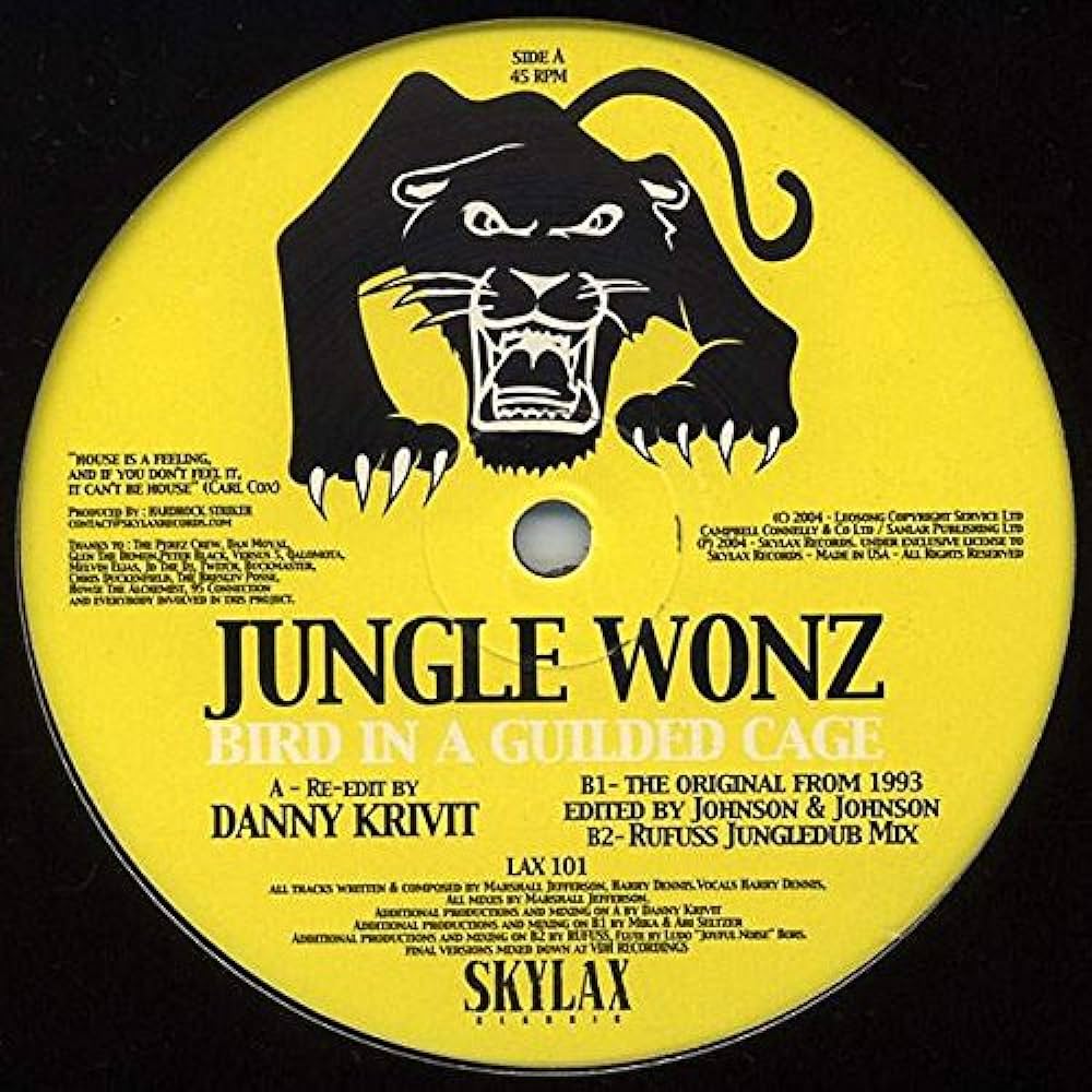 Jungle Wonz - Bird In A Guilded Cage : 12inch