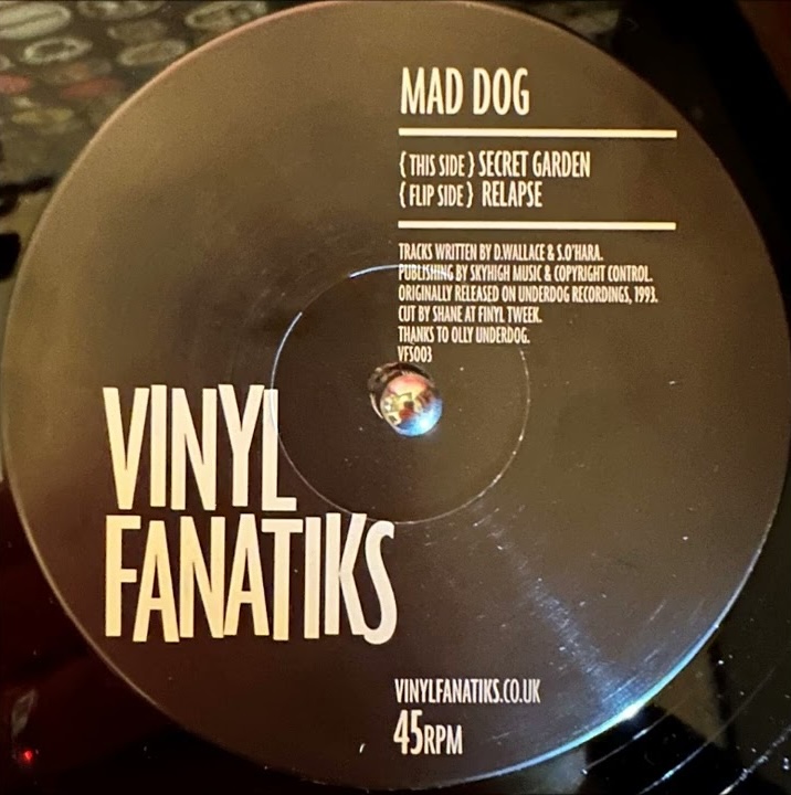 Mad Dog - Secret Garden / Relapse : 12inch