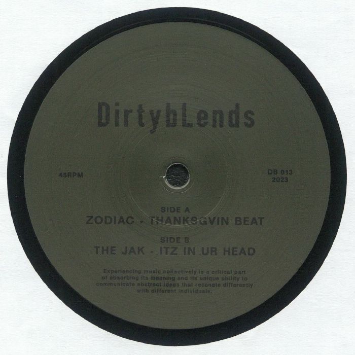 Zodiac / The Jak - Thanksgvin Beat : 12inch