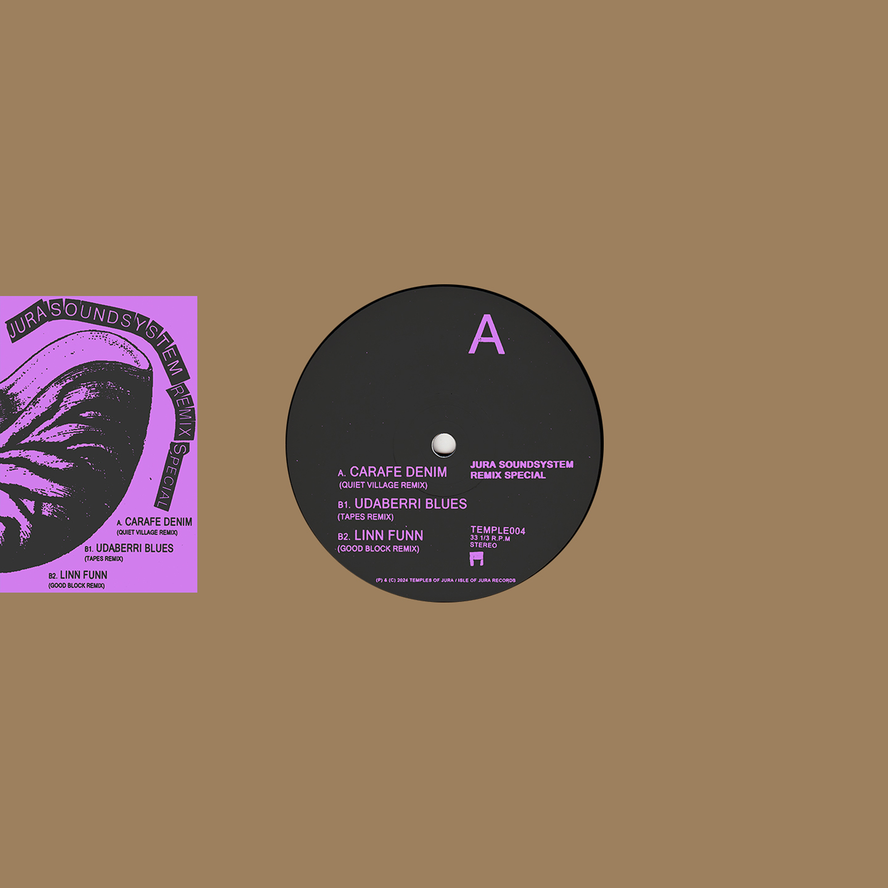 Jura Soundsystem - Remix Special (Quiet VIllage, Tapes & Goodblock Mixes) : 12inch