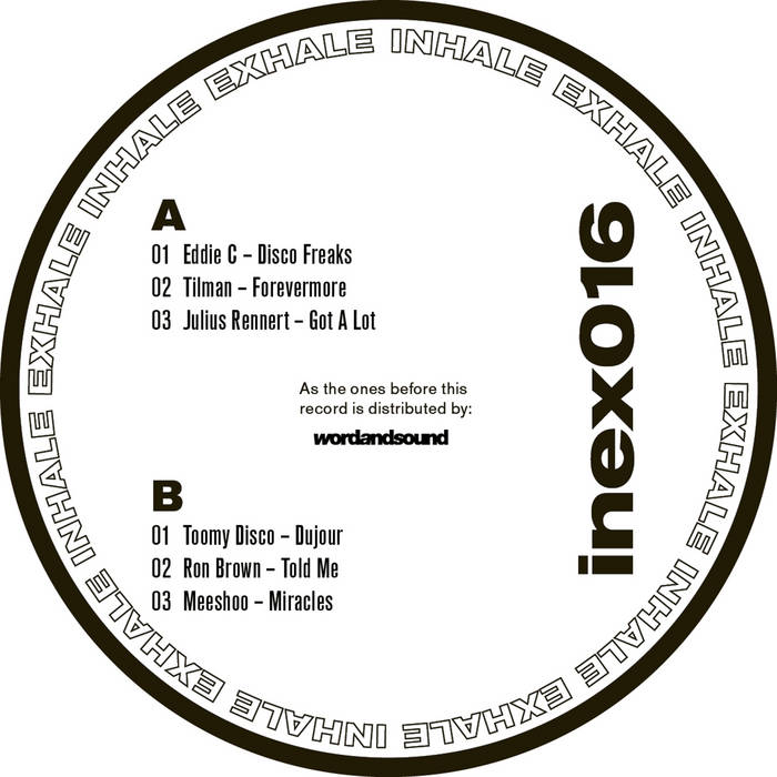 V/A (Eddie C,Tilman,Julius Rennert,Toomy Disco,..) - inex016 : 12inch
