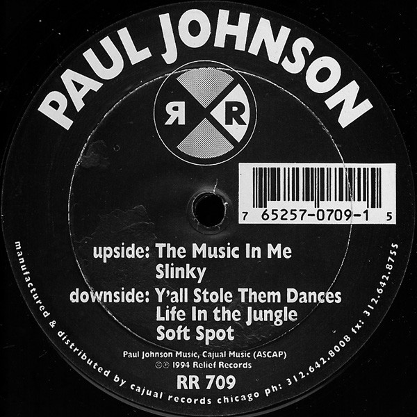 PAUL JOHNSON - The Music In Me : 12inch
