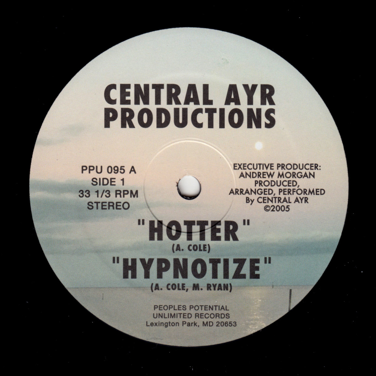 Central Ayr Productions - Hypnotize : 12inch
