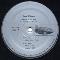 RON WILSON - Prove It To Me