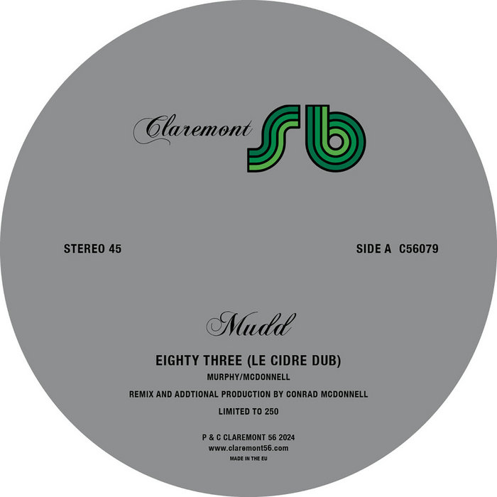 Mudd - Eighty Three (Conrad Idjut Remixes) : 12inch