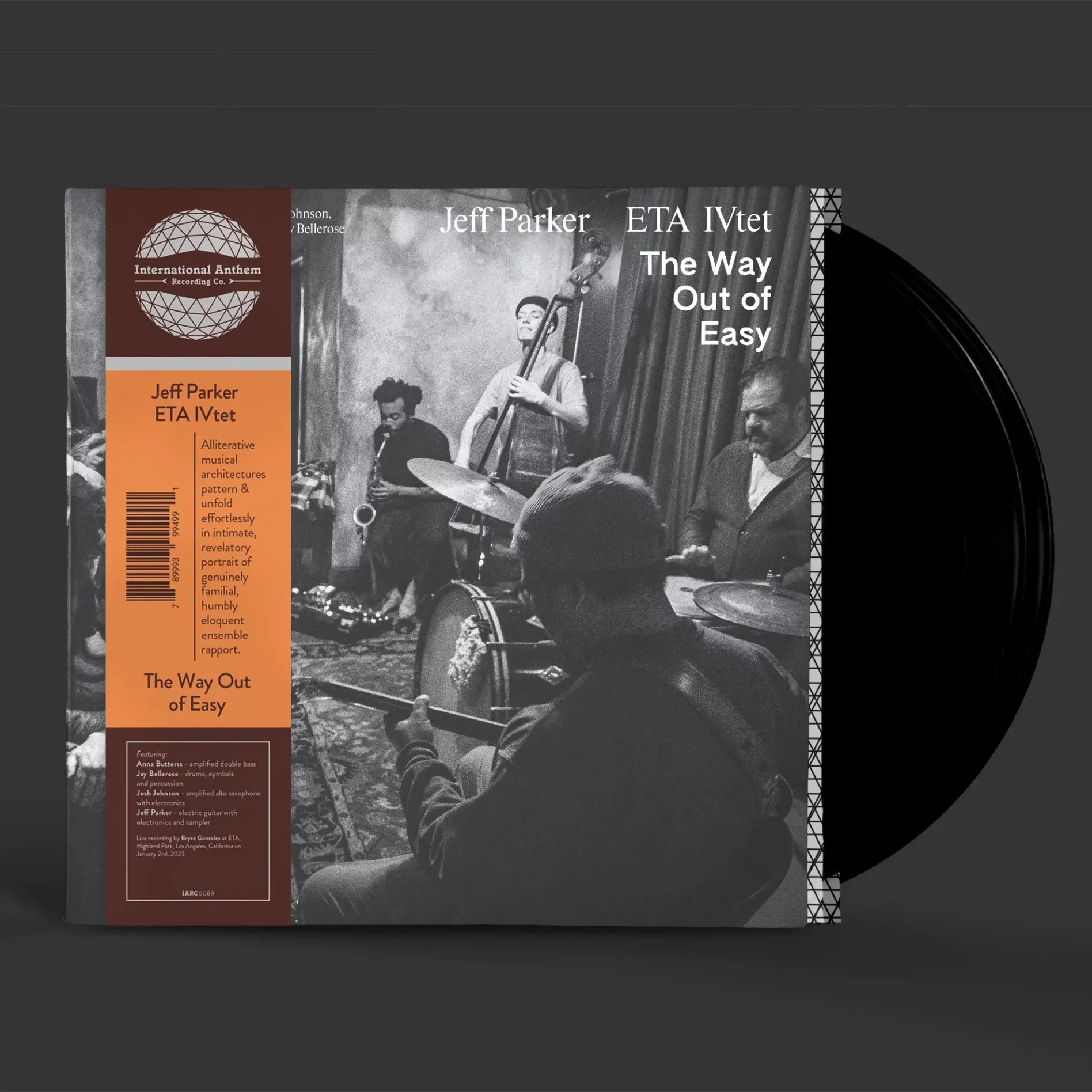 Jeff Parker and ETA IVtet - The Way Out of Easy : 2LP (BLACK)