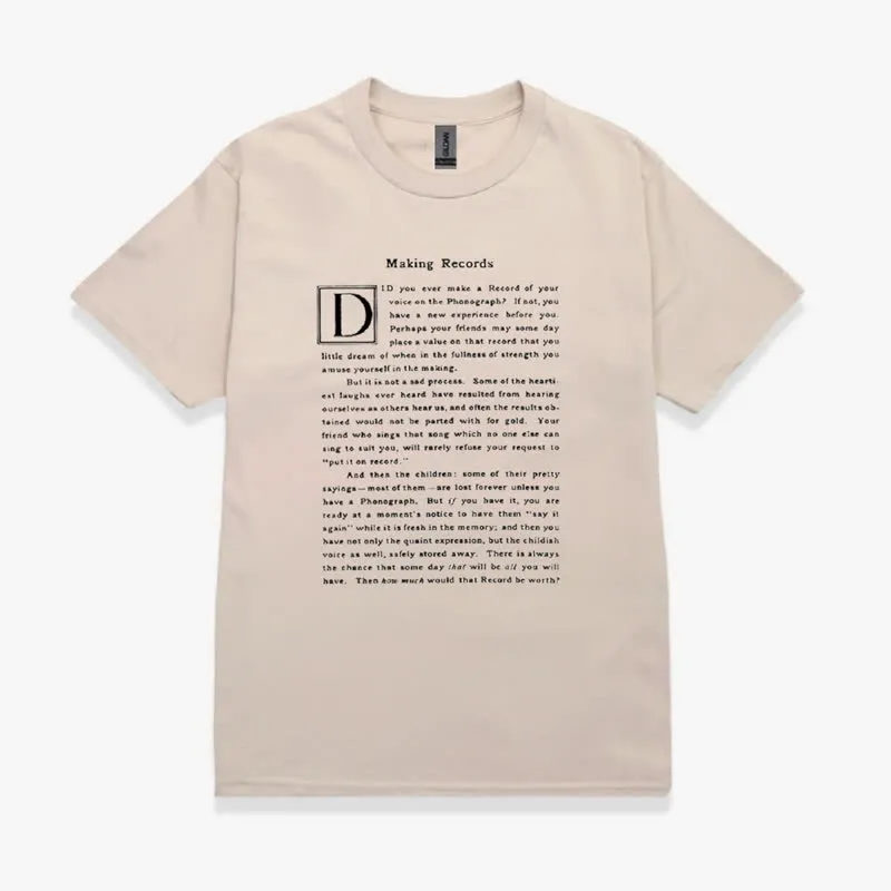 Death Is Not The End - Making Records Tee（XL） : T-shirt