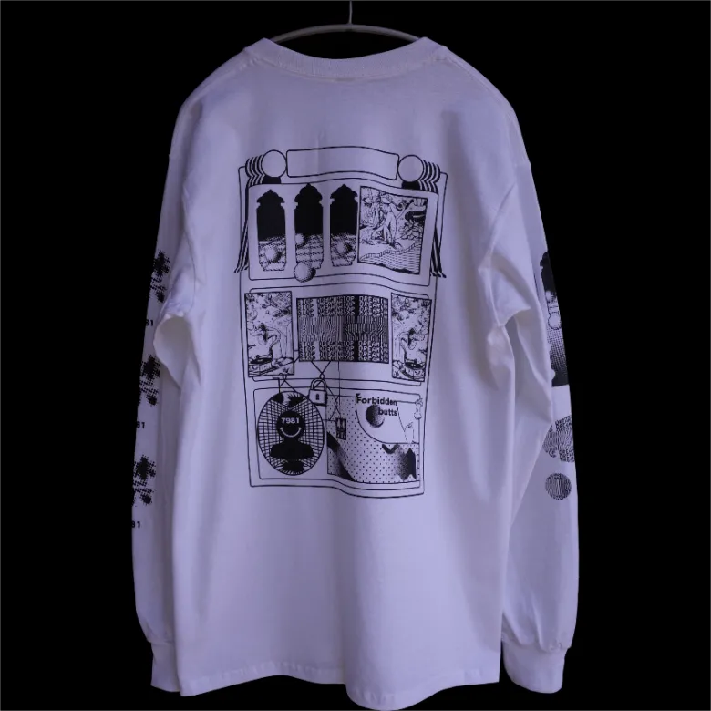 Mt.Chills - JIN-禁-LongSleeve T-shirt White Size XL : LongSleeve T Shirt(Size:XL)