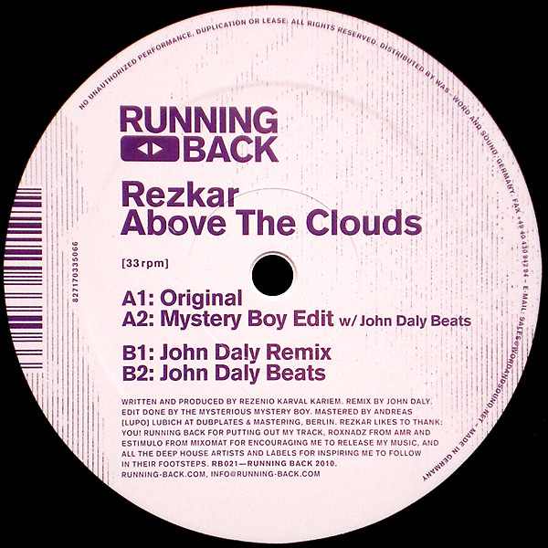 Rezkar - Above The Clouds : 12inch