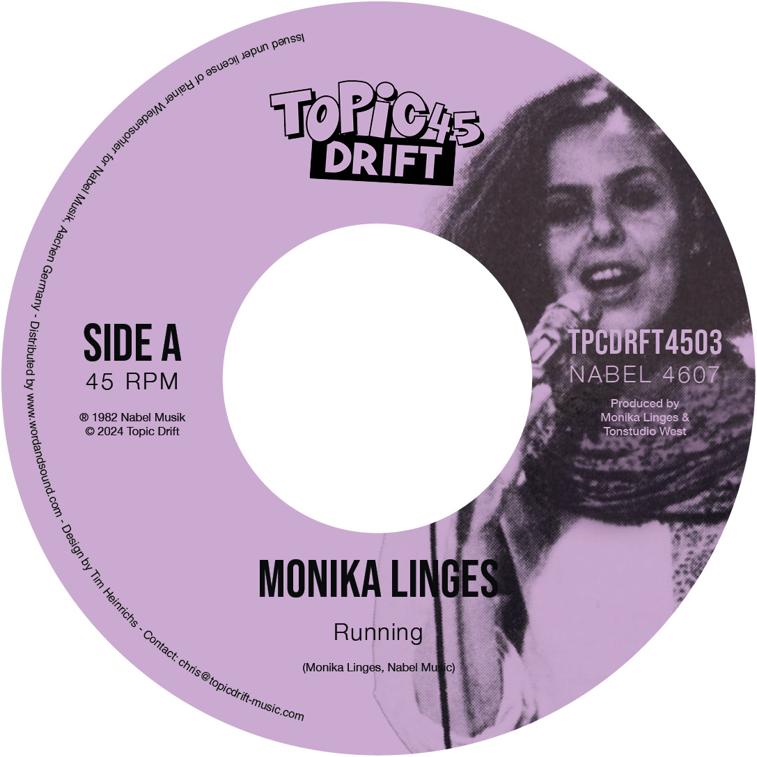 Monika Linges - Running / Till We Get There : 7inch