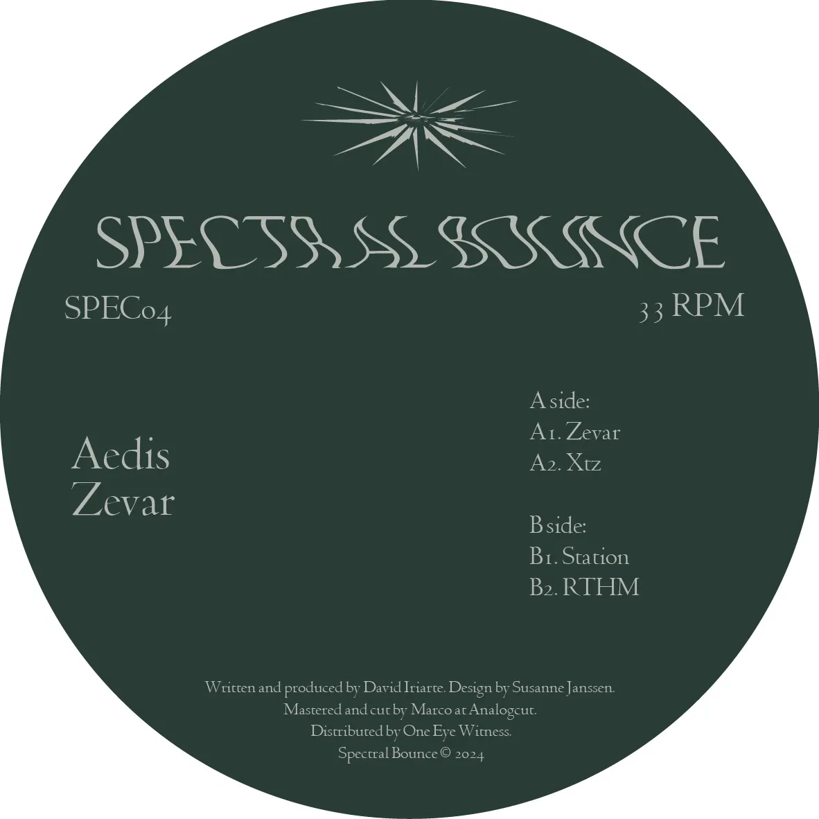 Aedis - Zevar : 12inch