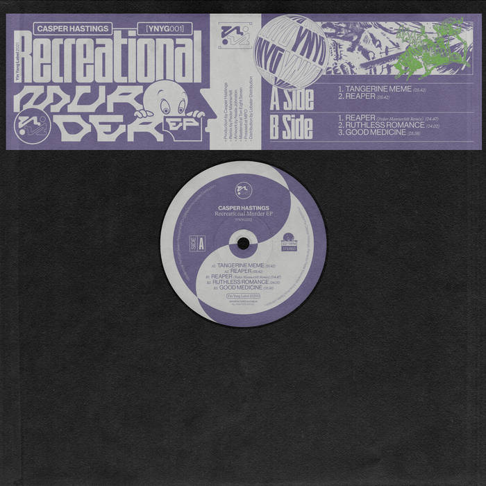 Casper Hastings - Recreational Murder EP : 12inch