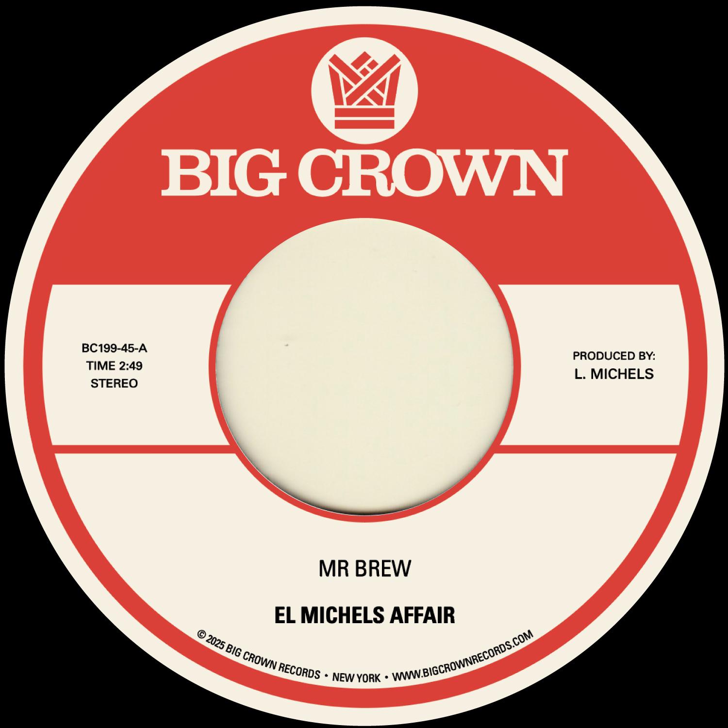 El Michels Affair - Mr. Brew b/w Kodak : 7inch