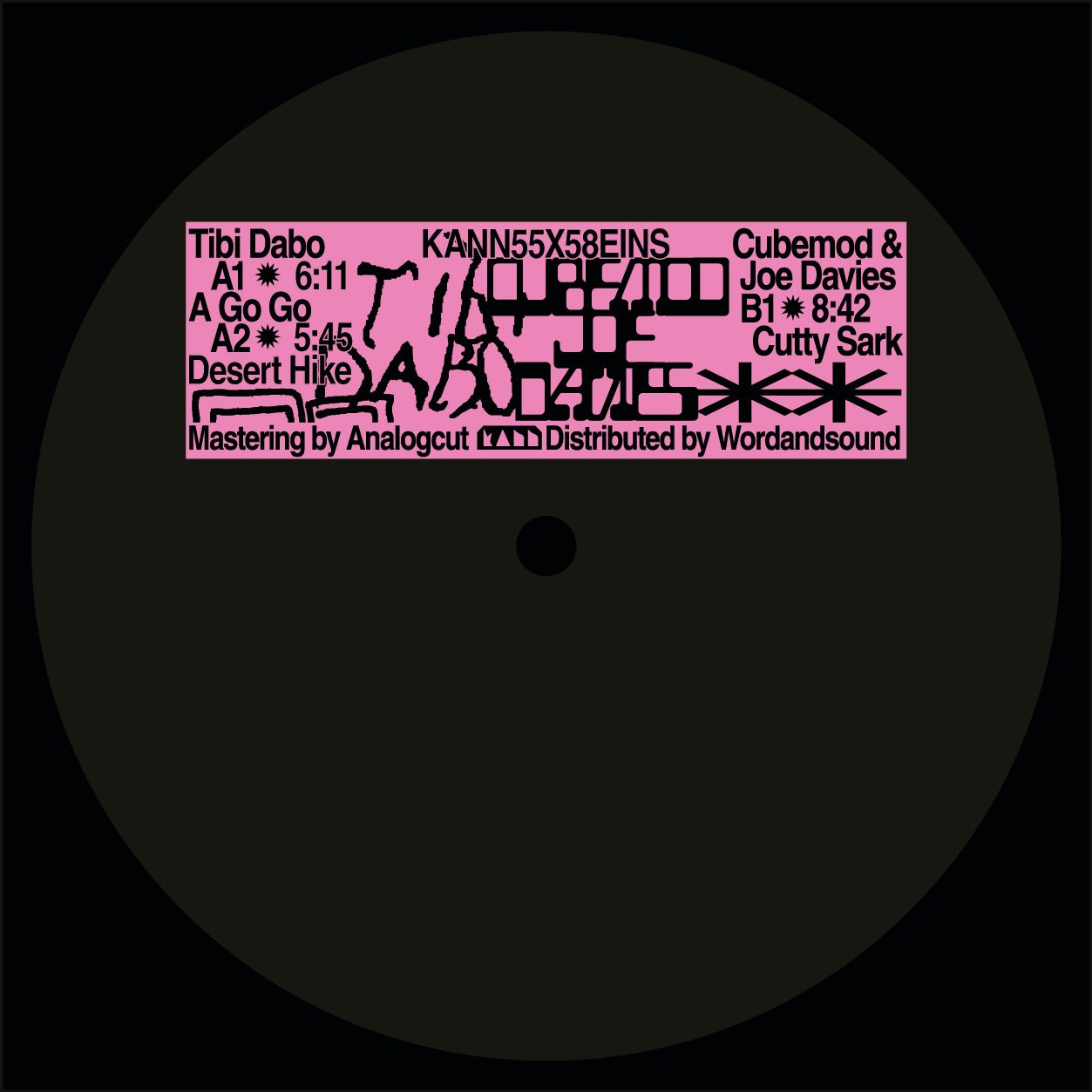 Tibi Dabo / Cubemod & Joe Davies - KANN55X58EINS : 12inch