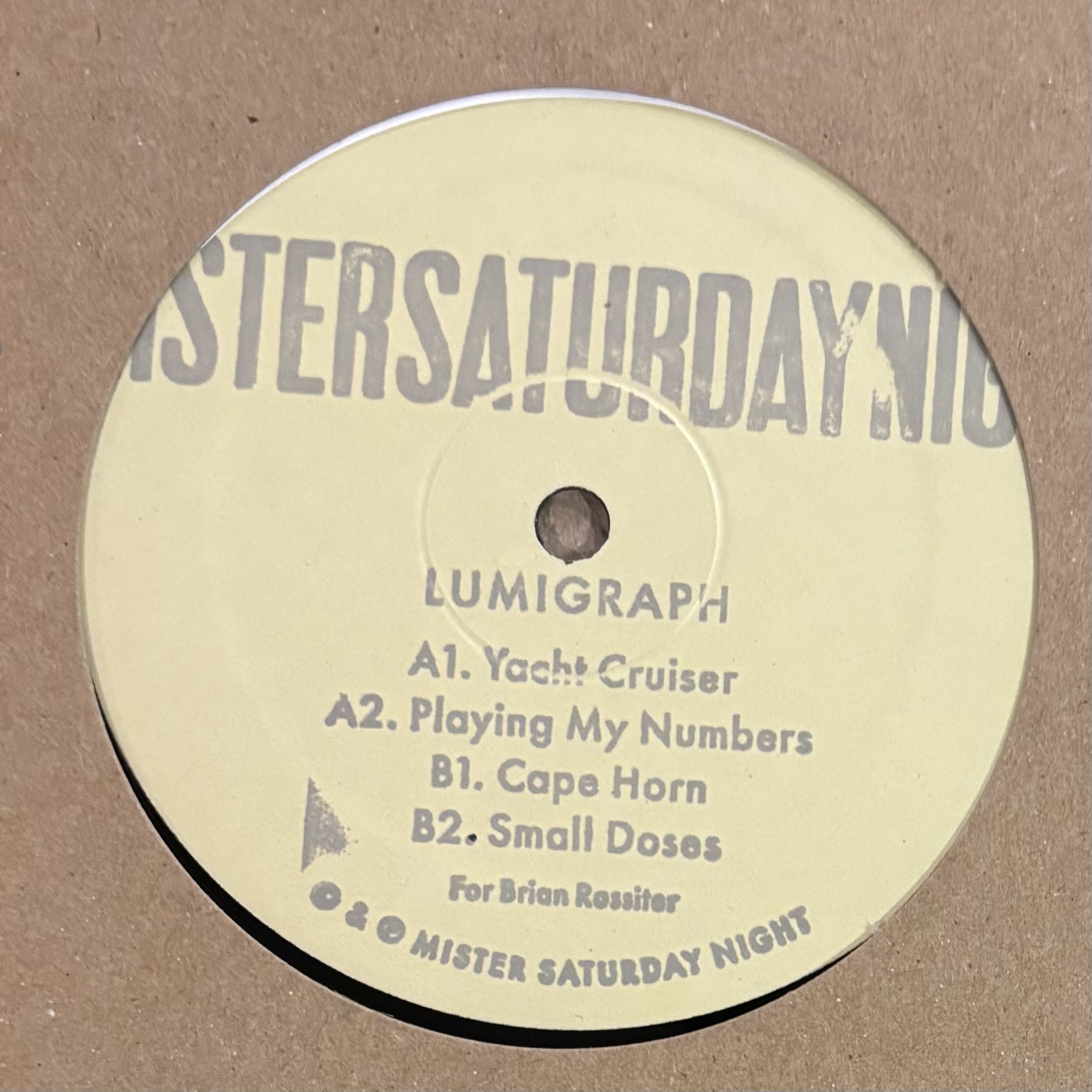 Lumigraph - Yacht Cruiser EP : 12inch