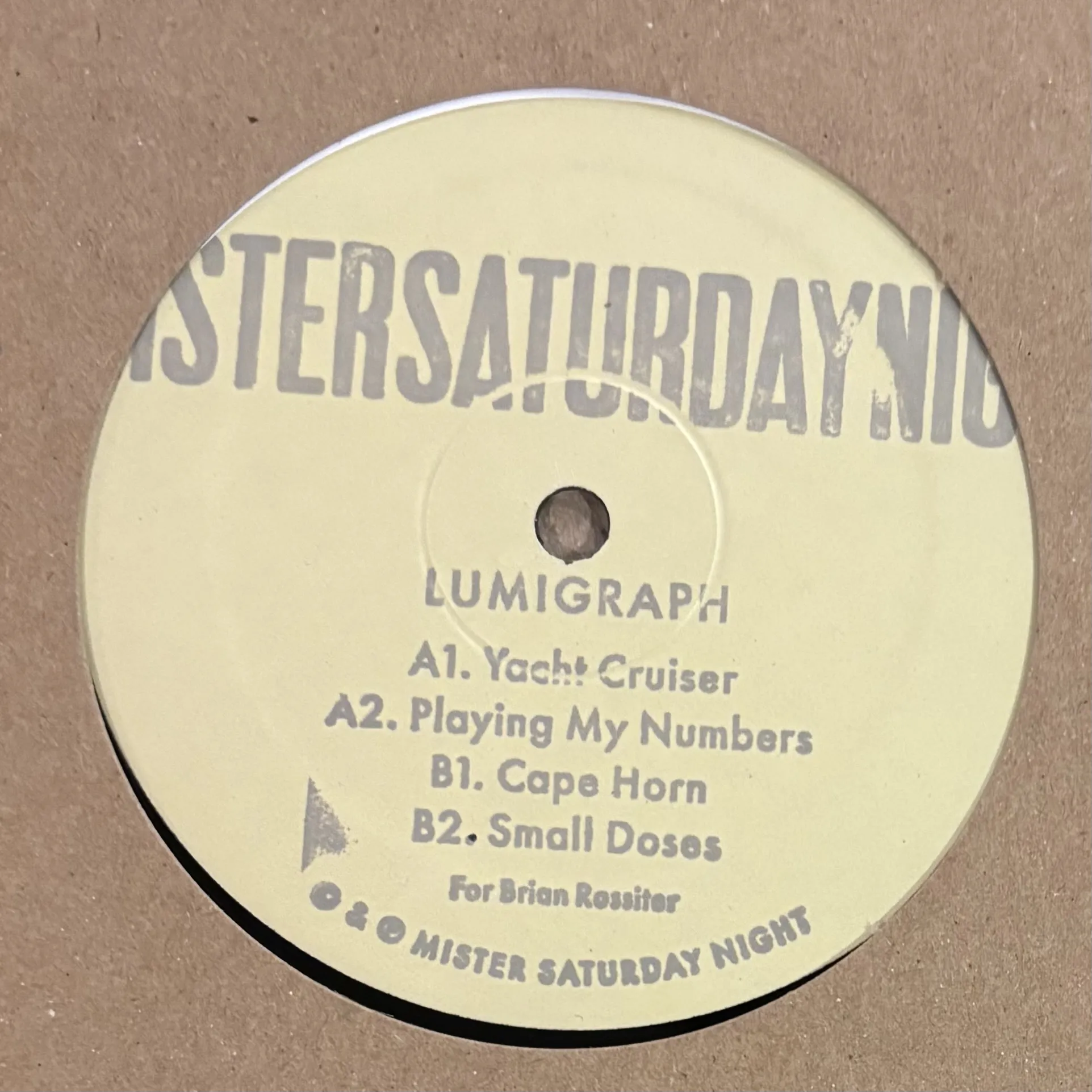Lumigraph - Yacht Cruiser EP : 12inch
