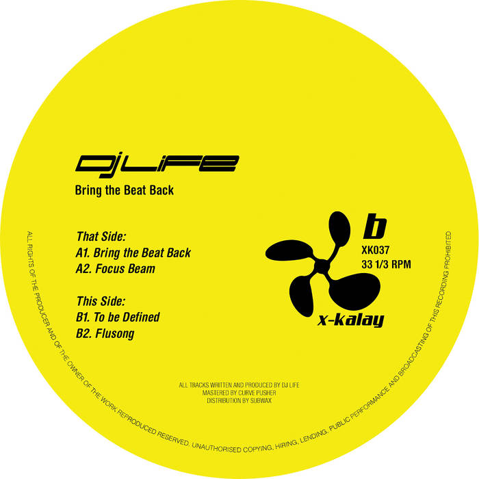 DJ Life - Bring The Beat Back : 12inch