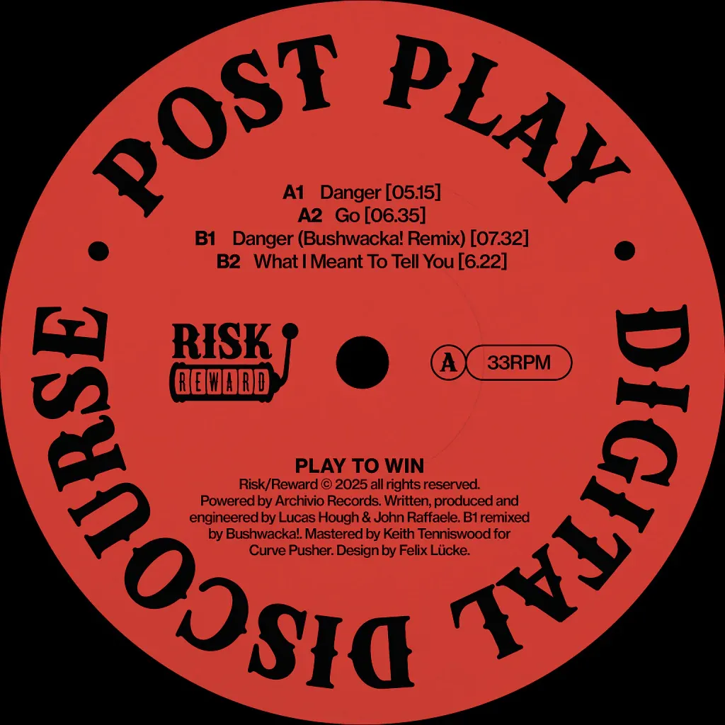 Post Play - Digital Discourse (Incl. Bushwacka! Remix) : 12inch