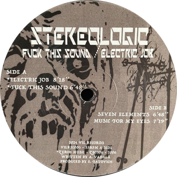 Stereologic - Fuck This Sound / Electric Job : 12inch